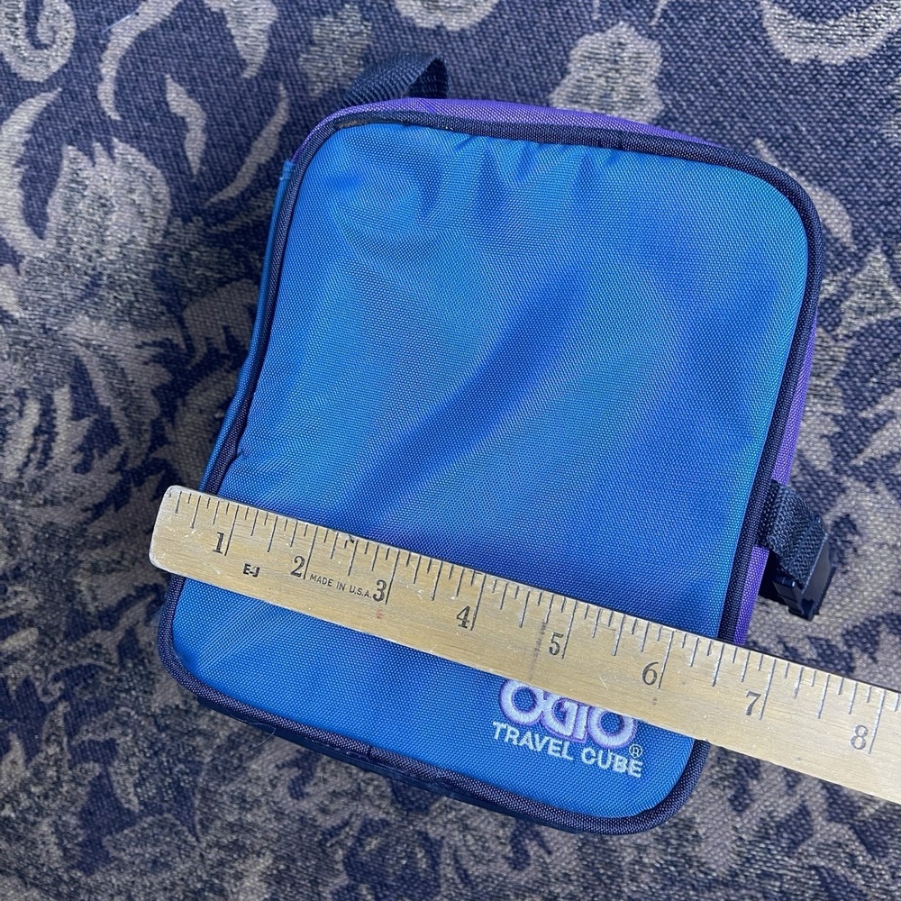 Vtg Ogio Travel Cube Multi Container Blue Purple - Picture 4 of 9